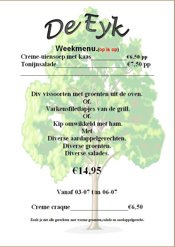 16 tot en met 23 september