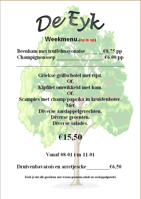 16 tot en met 23 september