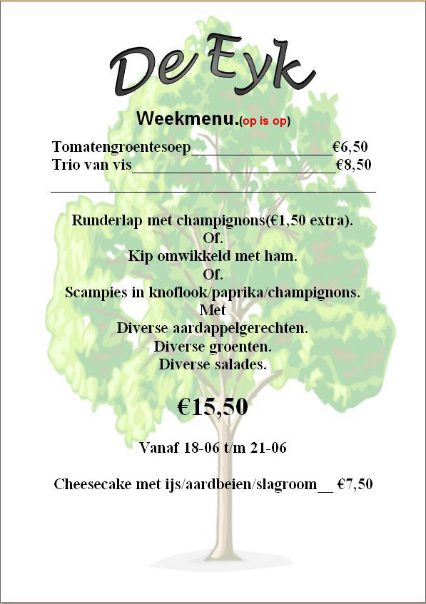 16 tot en met 23 september